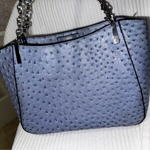 Elegant Blue Textured Women's Bag
